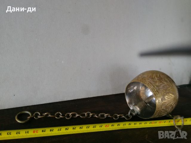Камбана - стара, от колекция месинг (бронз), снимка 4 - Антикварни и старинни предмети - 45267647