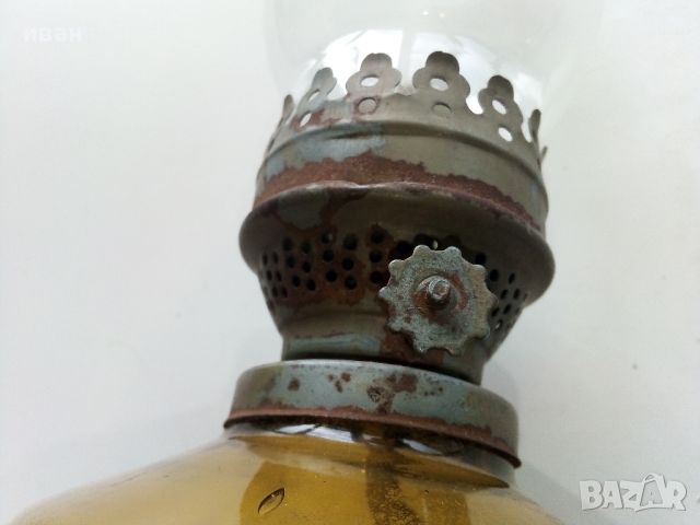 Стара газена лампа, комплект със стъклото., снимка 7 - Антикварни и старинни предмети - 45885787