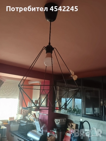 Два броя висящи лампи Ikea, снимка 3 - Лед осветление - 52187331