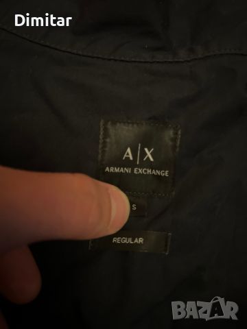 Риза къс ръкав Armani Exchange, снимка 2 - Ризи - 46450029
