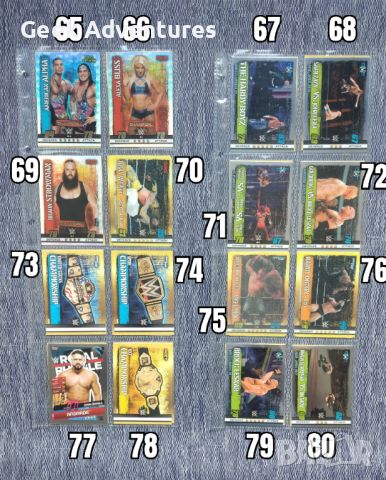 Колекционерски Кеч Картички WWE Slam Attax Trading Cards Pro Wrestling, снимка 6 - Колекции - 46433972