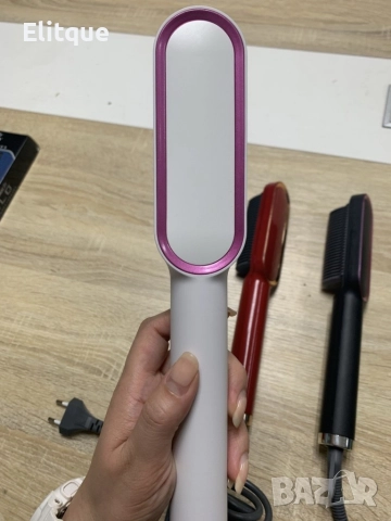 Електрическа многофункционална четка за изправяне на коса, снимка 12 - Преси за коса - 52796079