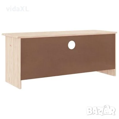 vidaXL ТВ шкаф с чекмеджета ALTA, 100x35x41 см, бор масив(SKU:353933), снимка 3 - Шкафове - 48796038