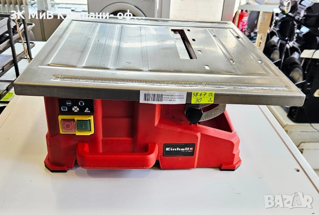 Електрическа машина за рязане на фаянс и теракот Einhell TC-TC 800, 800W 01542-26, снимка 2 - Други машини и части - 54171467
