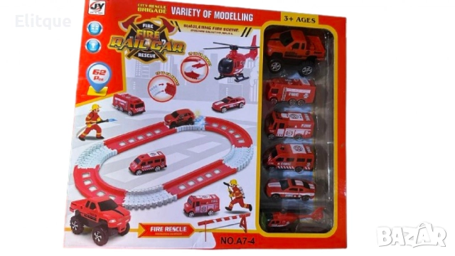 Противопожарна писта – геройски приключения за малки спасители, снимка 3 - Коли, камиони, мотори, писти - 52787243