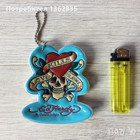 НОВ оригинален ключодържател / накит / висулка на ED HARDY от САЩ, снимка 2 - Други - 53096464
