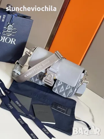 Мъжка чанта Dior Hit the Road Bag with Strap Диор, снимка 8 - Чанти - 46917540