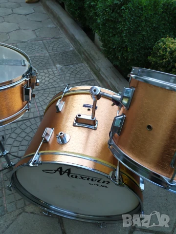 Барабани Maxwin Pearl 3 бр. Brushed Copper Vintage, снимка 13 - Ударни инструменти - 51230336