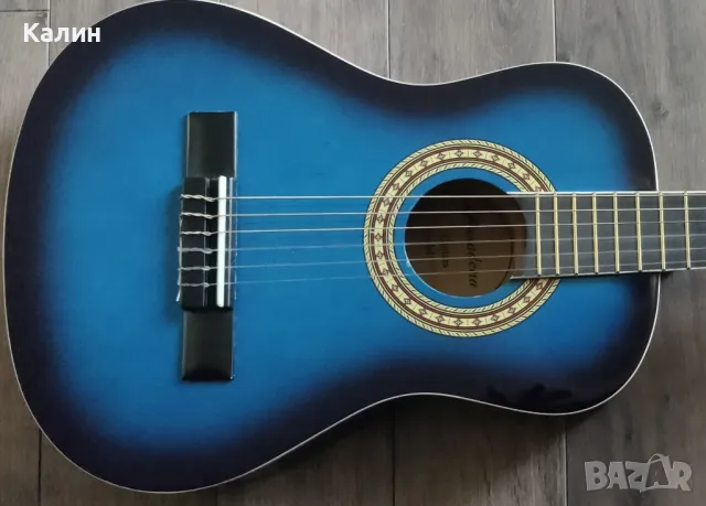 Класическа китара Pasadena CG161 Blue Burst - размер 1/2 + аксесоари, снимка 3 - Китари - 47674986