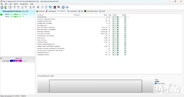 Samsung 500GB M.2 NVMe SSD 970 EVO Plus | PCIe 3.0 | 99% Живот, Тестван! | ССД диск, снимка 6 - Твърди дискове - 53938895