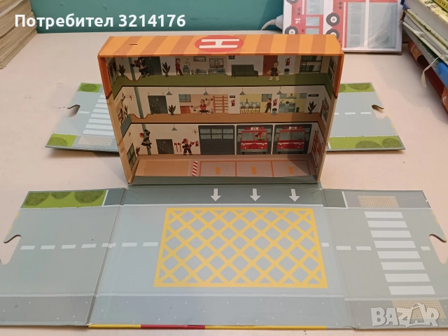НОВА! Сглоби, играй, научи! Пожарна станция, снимка 6 - Детски книжки - 53736459