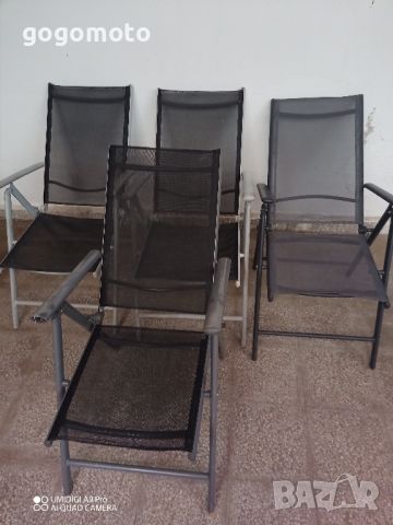 сгъваем стол, шезлонг за плаж, сгъваем стол с много позиции , снимка 7 - Градински мебели, декорация  - 45521270