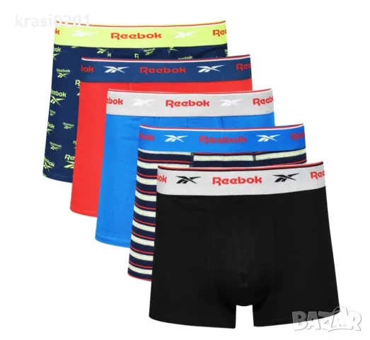 Оригинални мъжки боксери на Lee Cooper, REEBOK! S размер, снимка 4 - Бельо - 48066563