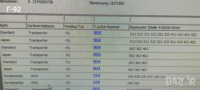 A1234206728**Нова част**NEU**MERCEDES-BENZ**L 1228 mm**СПИРАЧНА ТРЪБА**, снимка 7 - Части - 52075746