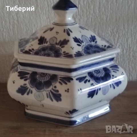 Порцеланова купа/бонбониера, снимка 4 - Декорация за дома - 51982517