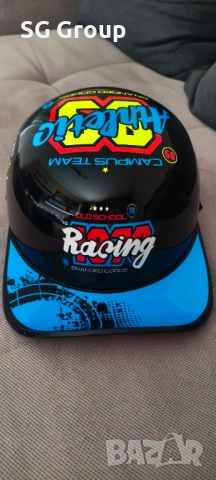 Уникална каска за мотор, скутер, тротинетка