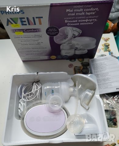 Електрическа помпа за изцеждане Phillips Avent Ultra Comfort, снимка 4 - Помпи за кърма - 45760954