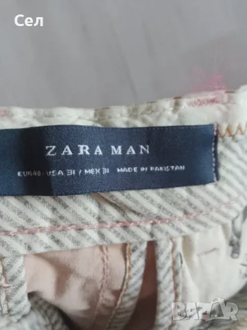 Мъжки спортно-елегантен панталон Zara 40н, снимка 3 - Панталони - 49367256