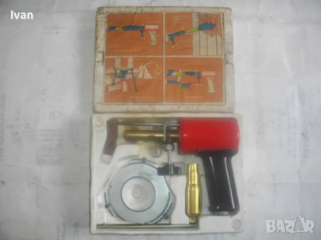 РУСКИ/СССР НОВ ПЪЛЕН КОМПЛЕКТ МАСИВЕН БЕНЗИНОВ ПОЯЛНИК ГОРЕЛКА СТАРО КАЧЕСТВО, снимка 6 - Поялници и запояване - 49765371