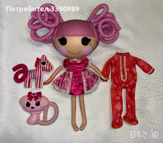 Голяма кукла Лалалупси за прически С резервна дрешка и аксесоари Lalaloopsy 38лв., снимка 2 - Кукли - 52187199