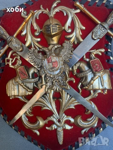 рицарски герб за стена , снимка 3 - Антикварни и старинни предмети - 50675721