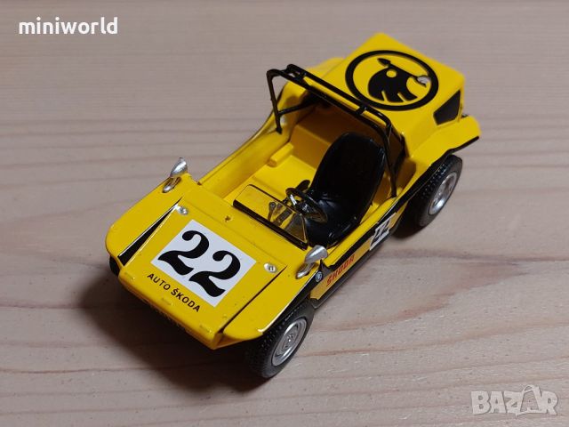 Skoda Buggy Autocross 1971 - мащаб 1:43 на DeAgostini моделът е нов в блистер, снимка 8 - Колекции - 46021448