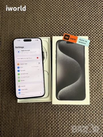 КАТО НОВ❗️512GB❗️ iPhone 15 Pro MAX Лизинг от 60лв/м BLACK Titanium 96%, снимка 11 - Apple iPhone - 52614060
