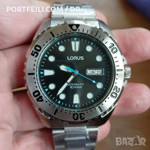 Lorus, автоматичен механизъм Seiko Caliber Y676, 41 часов резерв, diashock, magic lever, 10 ATM, снимка 4 - Мъжки - 54298391