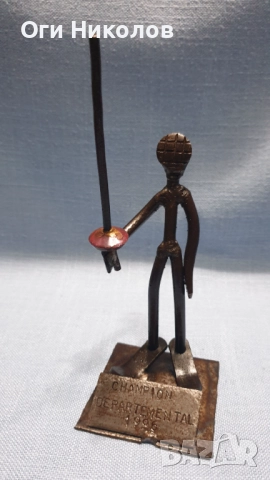 Металопластика на фехтовач .Ръчно изработена