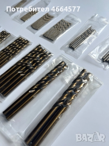 Кобалтови свредла/бургии HSS CO5%, снимка 7 - Други инструменти - 52588778