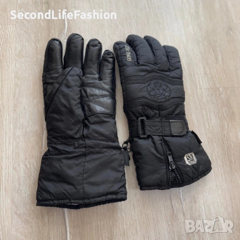 Мъжки ски ръкавици ESKA Gore-tex Vintage, размер XXL, черни