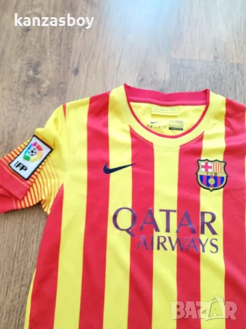 Nike FC Barcelona 2013-14 Away - юношеска футболна тениска 147-158см., снимка 6 - Детски тениски и потници - 48882512