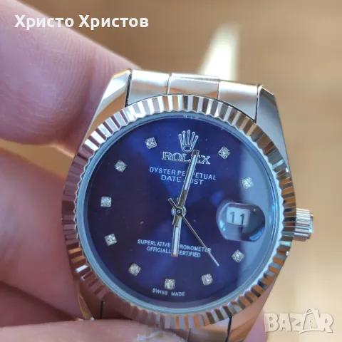 5 цвята на дисплея Дамски часовник Rolex Oyster Perpetual Datejust Steel , снимка 4 - Дамски - 47006846