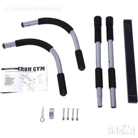 door trainer  Регулируема щанга за набирания, тренажор за набирания до 200 килограма !!!, снимка 7 - Фитнес уреди - 52807277