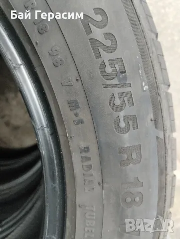 225 55 18 континентал, снимка 2 - Гуми и джанти - 49958472