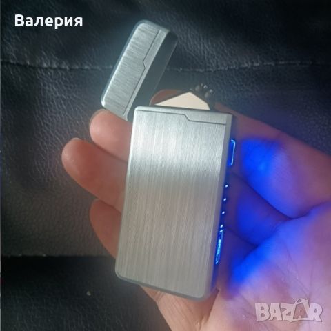 Стилна ветроустойчива запалка с LED и зареждане с USB, снимка 9 - Друга електроника - 45089070