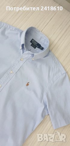 POLO Ralph Lauren Cotton Custom Fit Mens Size 15 1/2 - 39 - M  ОРИГИНАЛНА Риза!