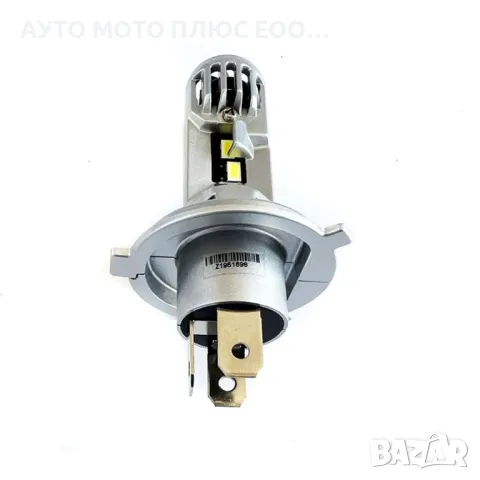 LED Мини Диодни крушки H4, 12V, Canbus с вграден вентилатор., снимка 2 - Аксесоари и консумативи - 48930089