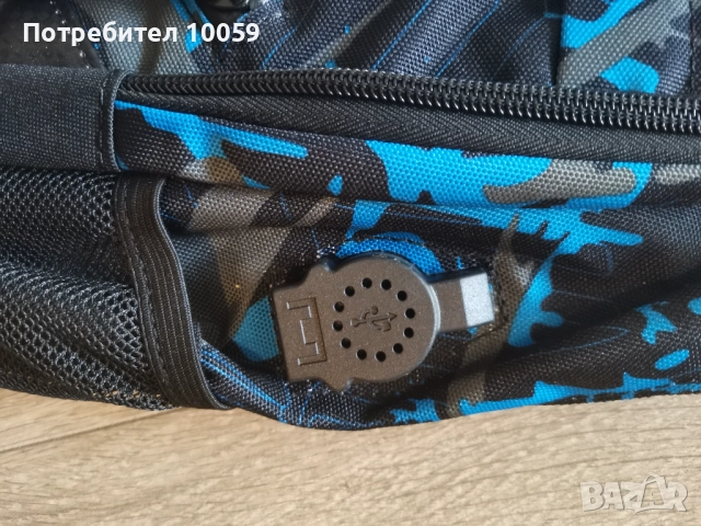 Нова раница с usb порт и кабел, снимка 2 - Раници - 49555134