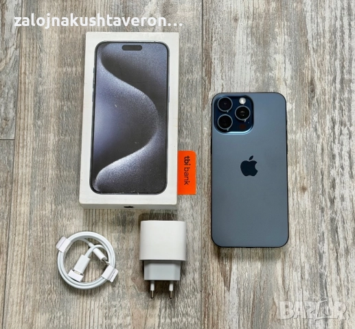 Iphone 15 Pro Max 256 GB - 100 % Battery Health Чисто Нова Батерия🔋Отличен , снимка 3 - Apple iPhone - 52541680