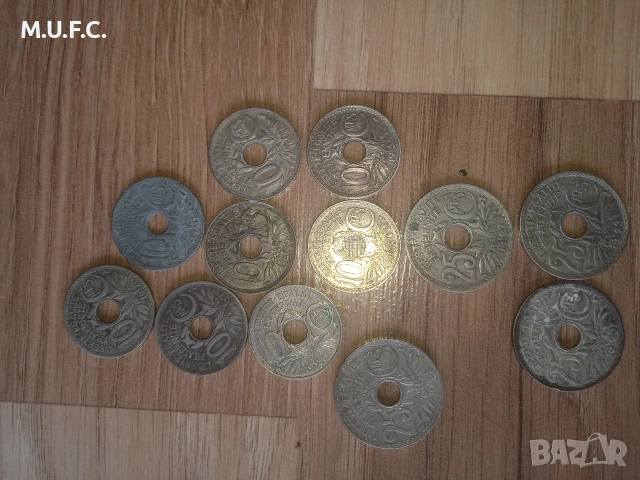 Френски Медали и монети 1905-1925, снимка 17 - Нумизматика и бонистика - 54233958