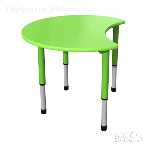 Модулна регулираща се маса-ученически чин до 12кл-модулна учебна маса НА СКЛАД-СИН,ЗЕЛЕН,ЧЕРВЕН,ЖЪЛТ, снимка 3 - Работни маси и бюра - 50209605