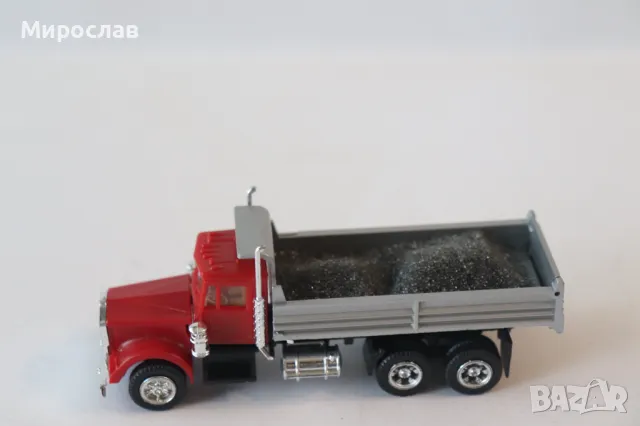 HERPA 1:87 H0 USA САМОСВАЛ ТИР КОЛИЧКА МОДЕЛ КАМИОН, снимка 2 - Колекции - 49918222