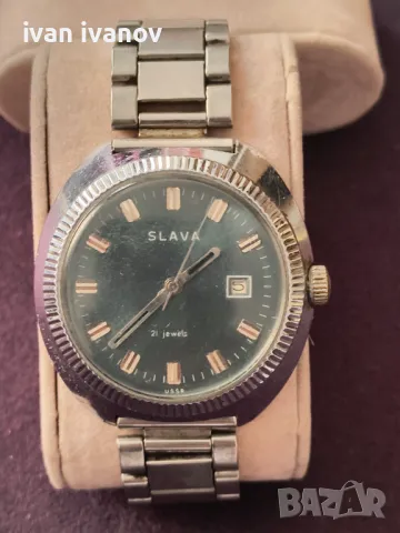 Часовник Слава , снимка 2 - Антикварни и старинни предмети - 49808105