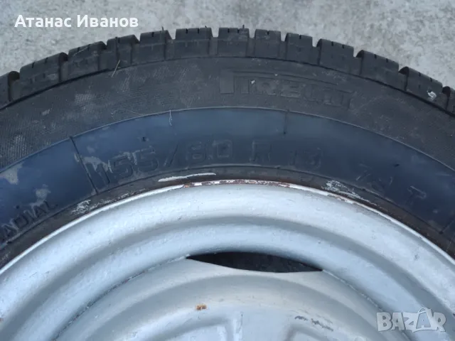 4x160 mm 155/80R13, снимка 2 - Гуми и джанти - 48868970