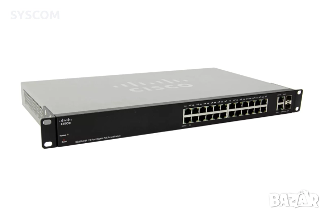 POE Суич Cisco SG220-26P с проблем, снимка 2 - Суичове - 51981310