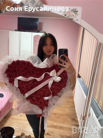 Букет от вечни рози