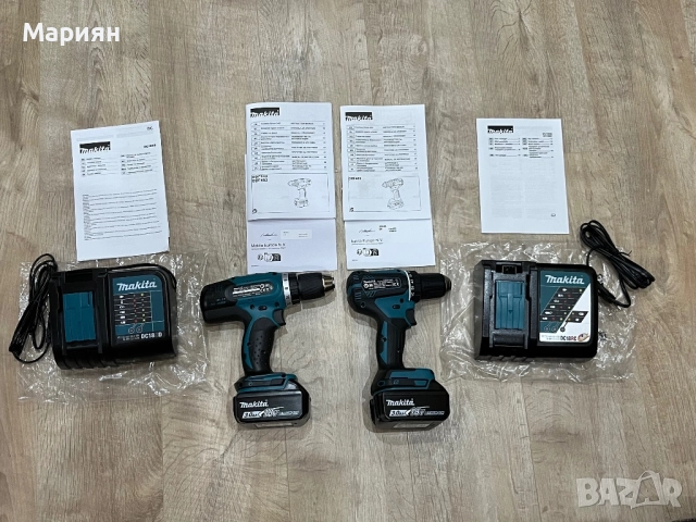 Инструменти MAKITA / DDF453/ DDF485 / DC18RC / DC18SD, снимка 2 - Винтоверти - 52440837