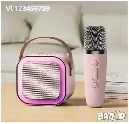 K12 Мини Bluetooth високоговорител С 2 караоке микрофона