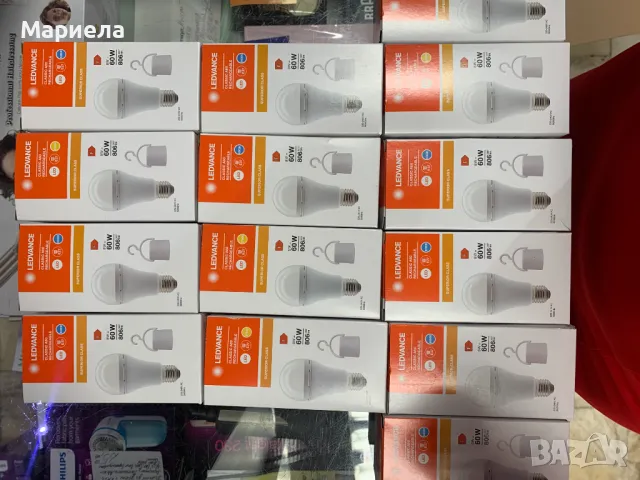 LED Крушка RECHARGEABLE A60 E27/8W/230V 6500K - Ledvance, снимка 1 - Лед осветление - 47212367